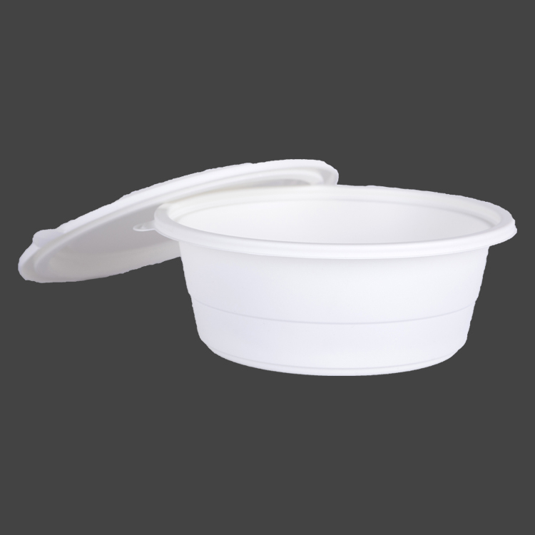 Disposable Ramen Bowls Corn Starch Soup Bowl Plastic Salad